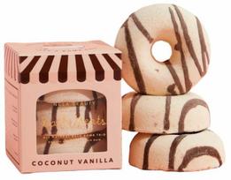 Vonios bombų rinkinys Ncla Beauty Coconut Vanilla Bath Treats, 3 vnt.