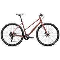 Specialized Sirrus X 2.0 Step-Through fitness dviratis | Satin Spice - Deep Orange Reflective