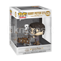 FUNKO POP! Deluxe Vinilinė figūrėlė: Harry Potter - Harry w/ trolley