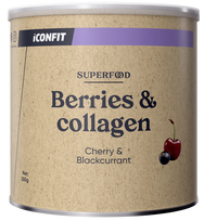 ICONFIT Ķiršu un Upeņu Kolagēna Superfood, 250 g pulveris