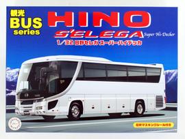 Klijuojamas Modelis Fujimi BUS-1 Hino S`elega Super Hi Decker 1/32 , 11103