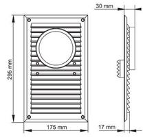 Gartraukio filtras Vėdinimo grotelės; Virtuvės gartraukis Ø 120 mm