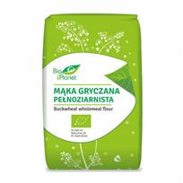Ekologiški viso grūdo grikių miltai BIO PLANET, 500 g