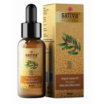Ekologiškas Jojobos aliejus veidui, kūnui ir plaukams – SATTVA Ayurveda, 50 ml