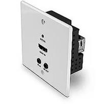 Lindy 70M CAT.6 HDMI 4K60 IR  RS-232 HDBASET EU WALL PLATE EXTENDER T 38348