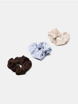 Sinsay - Scrunchie plaukų gumytės 3 pack - multicolor