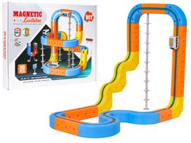 Magnetinis spalvotas traukinys 90 dalių
