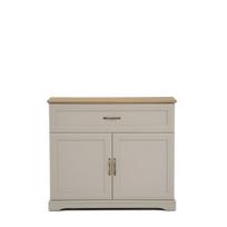 Komoda Mebelbos Soretto 2d1s, 103,1x41,2x89,1 cm, smėlio spalvos
