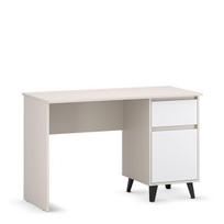 Rašomasis stalas Mebelbos Borg 1d1s 120, 117x47x75,6 cm, smėlio spalvos