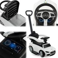 COIL važiuojamasis vaikštynė Mercedes 3in1 AMG automobilis su garso signalu baltas