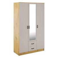 Spinta Mebelbos Kami 3d2s, 120x53,8x205,6 cm, ruda/smėlio spalvos