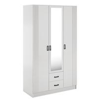 Spinta Mebelbos Kami 3d2s, 120x53,8x205,6 cm, balta