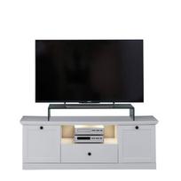 TV staliukas Mebelbos Brandon 2d1s 140, 139x41x49 cm, baltas