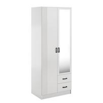 Spinta Mebelbos Kami 2d2s, 80x53,8x205,6 cm, balta