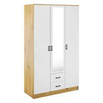 Spinta Mebelbos Kami 3d2s, 120x53,8x205,6 cm, ruda/balta