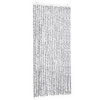 Užuolaida nuo musių, šviesiai/tamsiai pilka, 90x200cm, šenilis CFE2033227