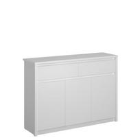 Komoda Mebelbos Erden 3d2s, 125,4x36,2x91,2 cm, balta