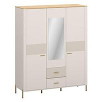 Spinta Mebelbos Ruben 3d2s, 172,7x60,2x213 cm, smėlio spalvos