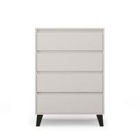 Komoda Mebelbos Borg 4s 70, 70x38,8x99,4 cm, smėlio spalvos