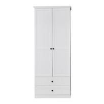 Spinta Mebelbos Brandson 2d2s, 81x41x196 cm, balta