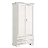 Spinta Mebelbos Tiffany 2 2d2s, 99x62,4x212,1 cm, balta