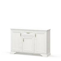Komoda Mebelbos Irys 3d1s, 137,6x39x88,7 cm, balta