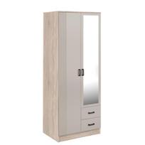 Spinta Mebelbos Kami 2d2s, 80x53,8x205,6 cm, ruda/smėlio spalvos