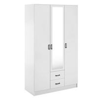 Spinta Mebelbos Kami 3d2s, 120x53,8x205,6 cm, balta