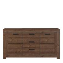 Komoda Mebelbos Brass 2d3s, 160,1x40x85 cm, ruda