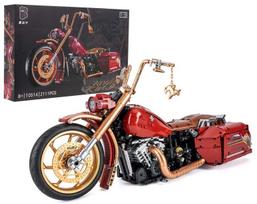 Motociklo konstrukcinis rinkinys 2111 dalių, raudonas