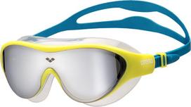 Plaukimo kaukė-akiniai Arena The One Mask Junior Mirror, žali/mėlyni