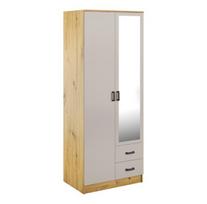 Spinta Mebelbos Kami 2d2s, 80x53,8x205,6 cm, ruda/smėlio spalvos