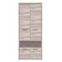 Spinta Mebelbos Jazz 4d1s, 86,6x59x210 cm, ruda
