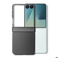 Coque - ĮSPĖTI - Galaxy Z Flip 7 - Minkštas paviršius - Sustiprinta vyrių sistema - Juoda