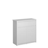 Komoda Mebelbos Erden 2d1s, 86,6x36,2x91,2 cm, balta