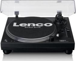 Lenco L-3818BK juodas – tiesioginio pavaros patefonas su USB išėjimu