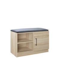 Batų spintelė Mebelbos Tomi, 70x33.4x43.6 cm, ruda