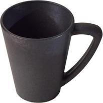 Casa Naturo puodelis iš pušies medienos, juodas, 200 ml, 12.5 x 9.5 cm
