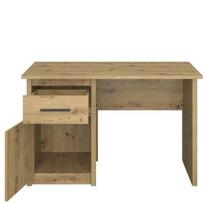 Rašomasis stalas Mebelbos Ayson 1d1s 120, 120x59,4x75,6 cm, rudas