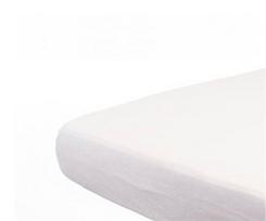 Paklodė su guma vežimėlio čiužiniui BabyTrold 17-64H, White, 40x98 cm