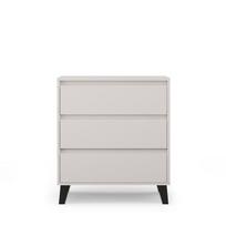 Komoda Mebelbos Borg 3s 70, 70x38.8x78.4 cm, smėlio spalvos