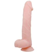 Varpos imitatorius Baile Super Dildo Realistic, smėlio spalvos