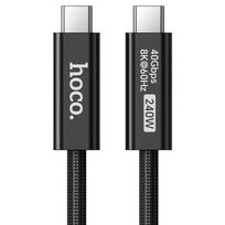 USB C to USB C Cable Hoco USB4 40Gbps/8K60Hz 5A 240W 1m US15 black