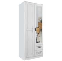 Spinta Mebelbos Kami 2d2s, 80x53,8x205,6 cm, balta