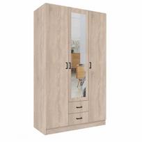 Spinta Mebelbos Kami 3d2s, 120x53,8x205,6 cm, ruda