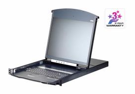 Aten 8-Port 19"" LCD CAT5e/6 KVM  over IP Switch Dual Rail -