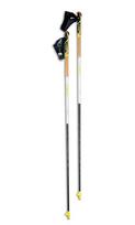 Trekingo lazdos Leki Sherpa FX.One Carbon, juodos/baltos/geltonos