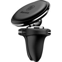 Baseus Magnetic Air Vent Car Mount Holder with Cable Clip, Black