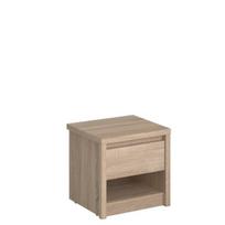 Spintelė prie lovos Mebelbos Norton 1s, 46,5x42x45 cm, ruda