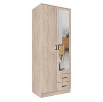 Spinta Mebelbos Kami 2d2s, 80x53,8x205,6 cm, ruda